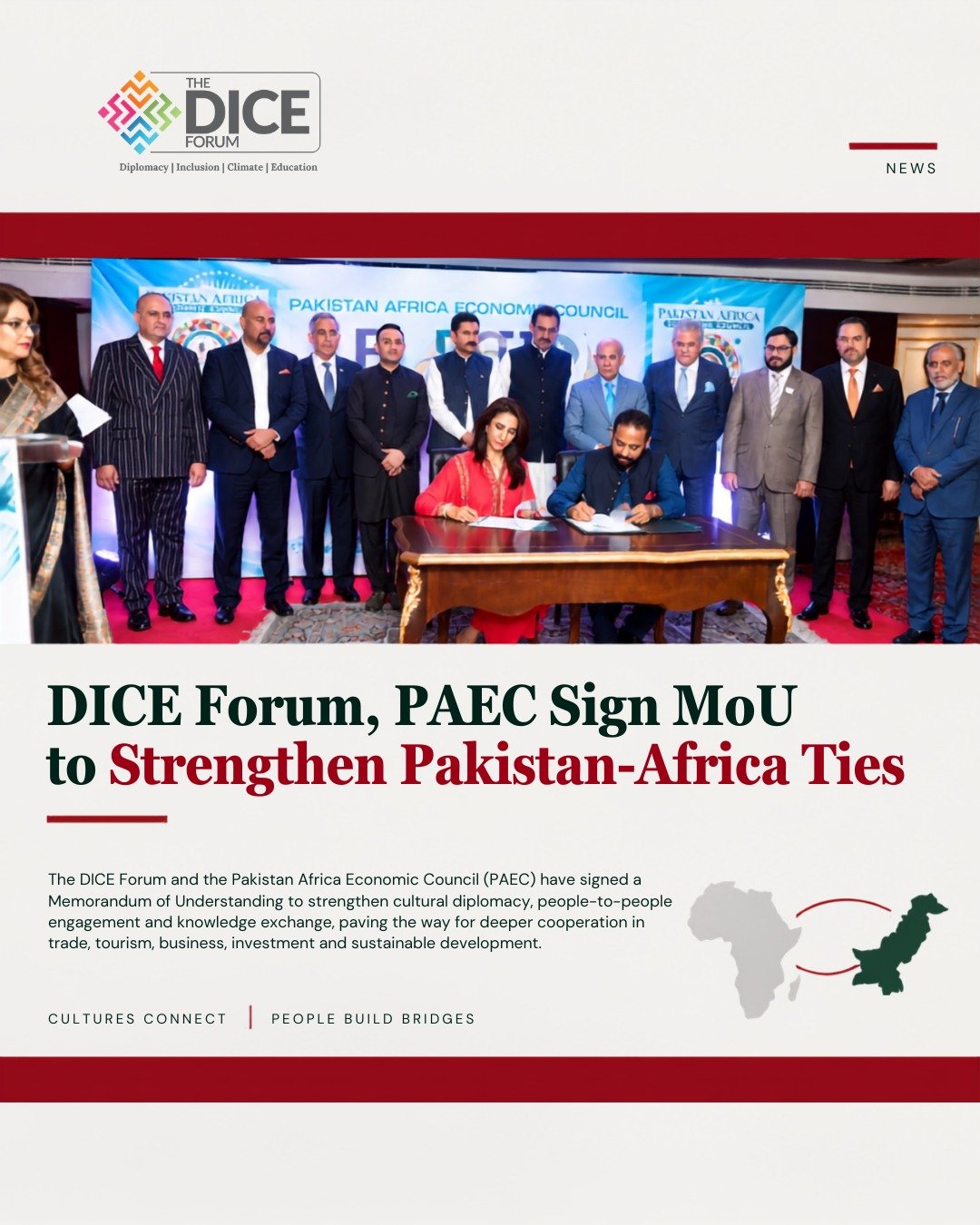 DICE Forum, PAEC Sign MoU to Strengthen Pakistan-Africa Ties